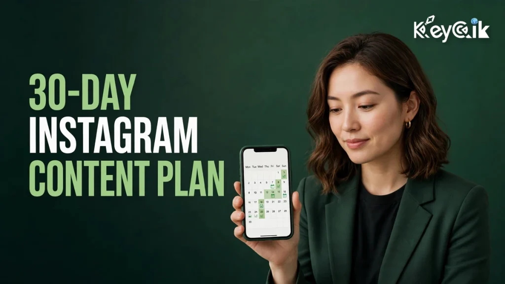Instagram marketing for small business — 30-day content plan template