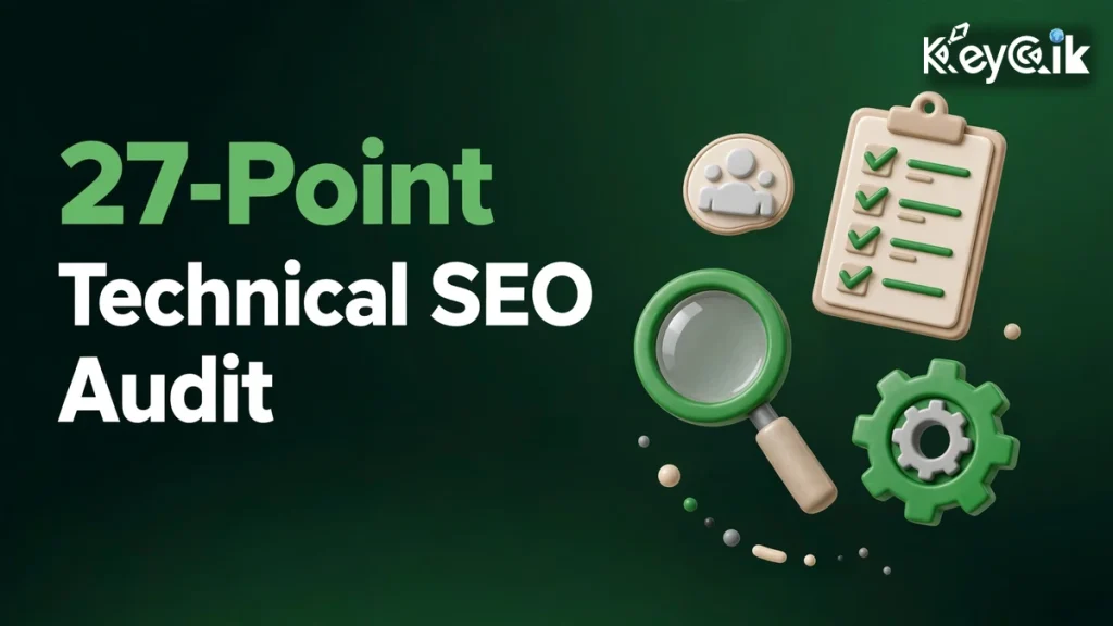Technical SEO audit checklist — 27-point checklist for 2026