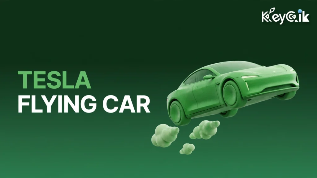 Tesla flying car demo 2026 — Roadster lifting off with SpaceX thrusters, marketing lessons from Tesla's boldest product launch