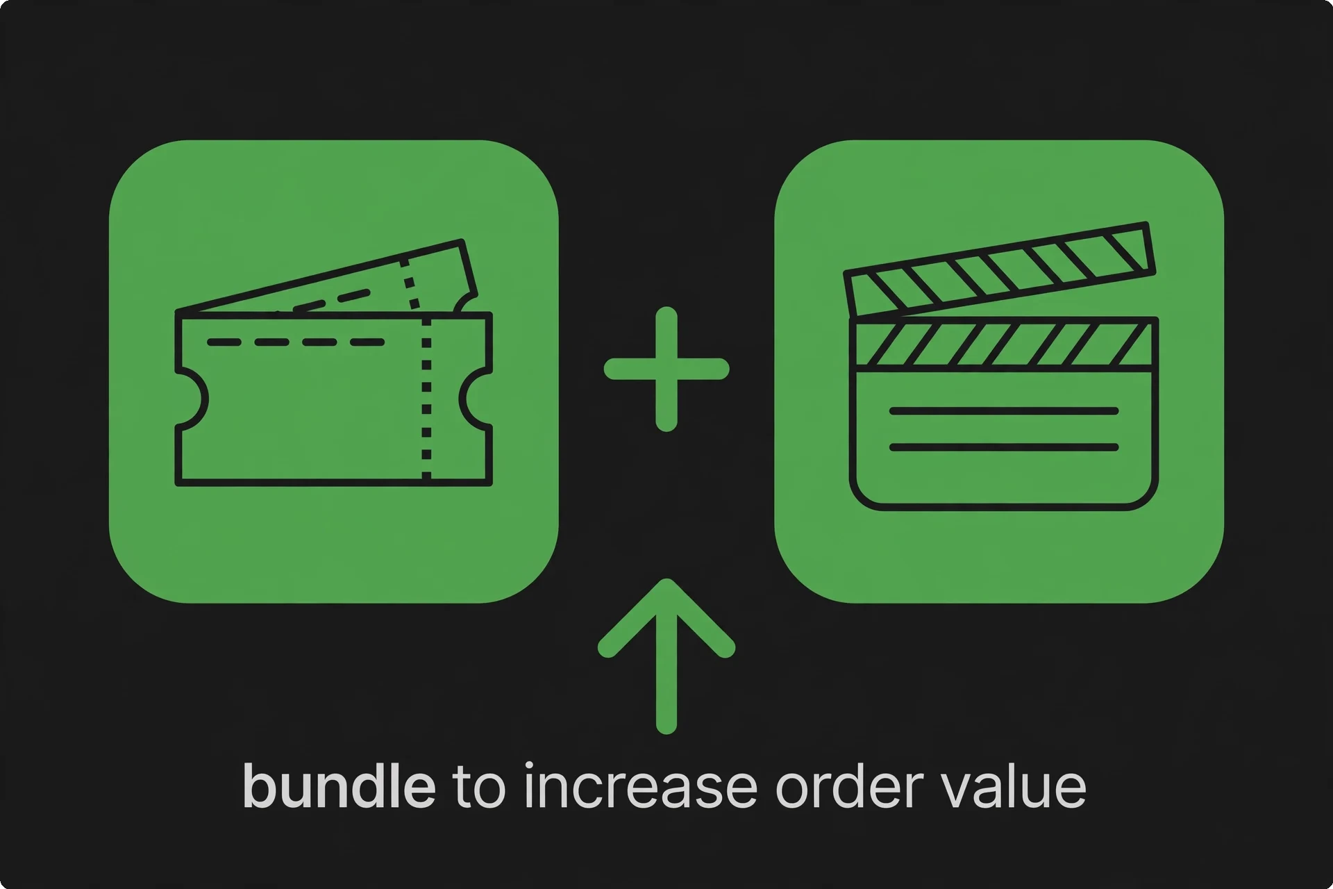 Double-feature bundling graphic: bundle to increase order value — marketing lesson from the gladiator ii netflix release