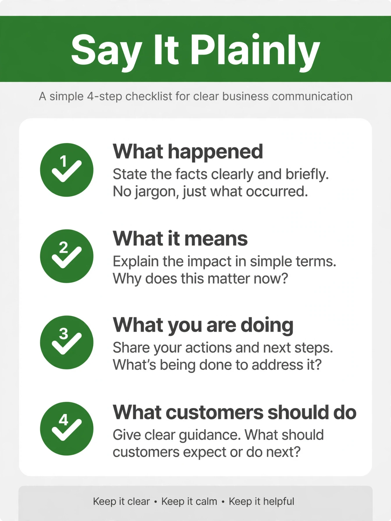 AT&T data breach settlement plain-language customer notice checklist for small businesses